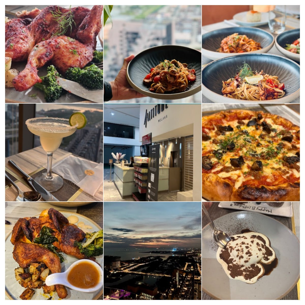 马六甲MONTI at 1-Altitude Melaka | Highest Italian Rooftop Restaurant in Melaka · Menu images