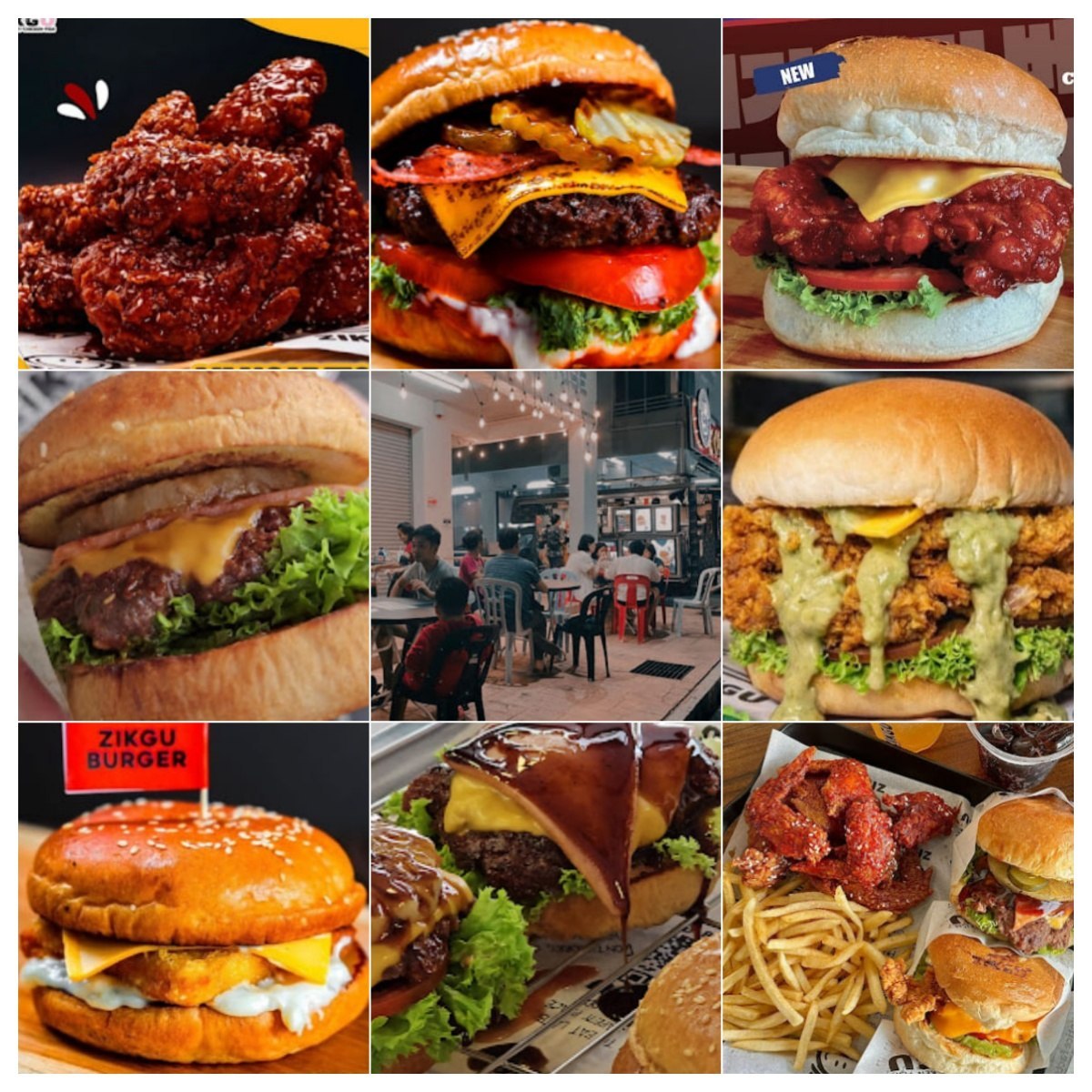 🐷马六甲ZIKGU BURGER Kota Syahbandar Melaka🐷 · Menu images
