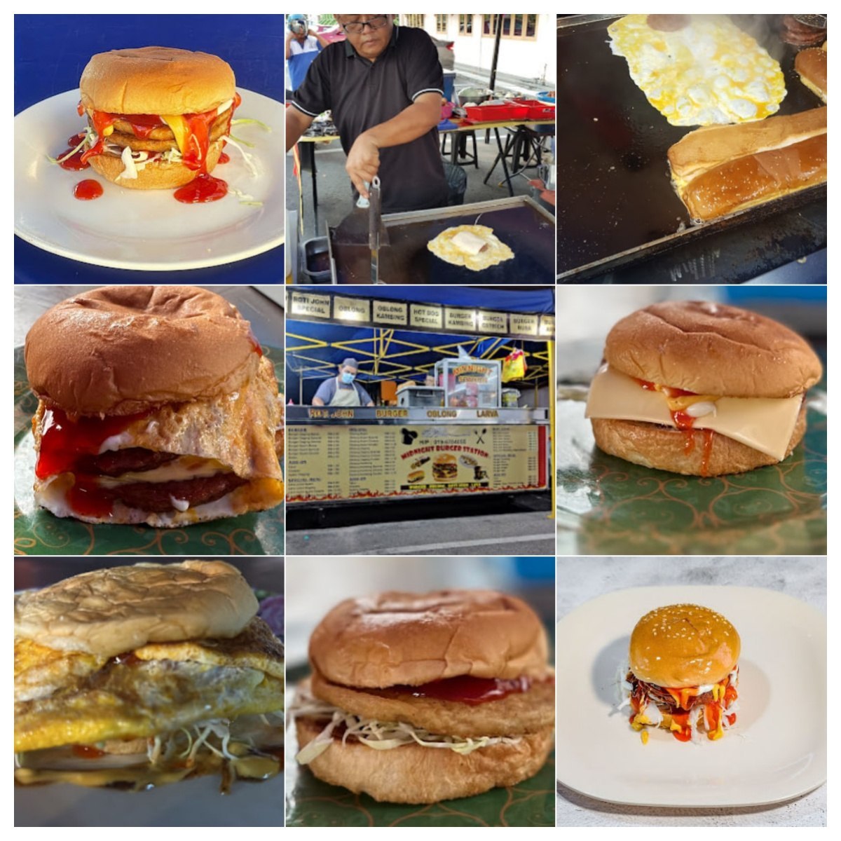 😋马六甲Midnight Burger Station😋 · Menu images