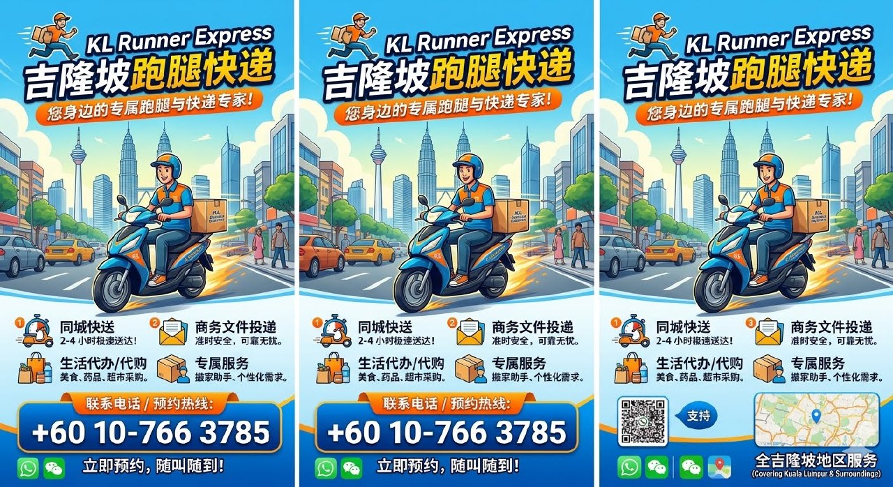 🏃吉隆坡跑腿快递🏃