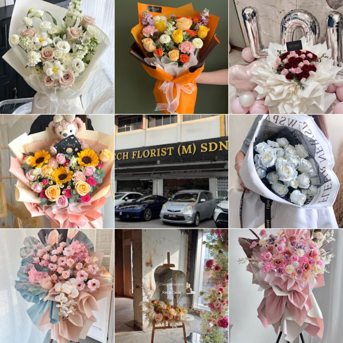 🌷马六甲CCH Florist Melaka🌷 · Menu images