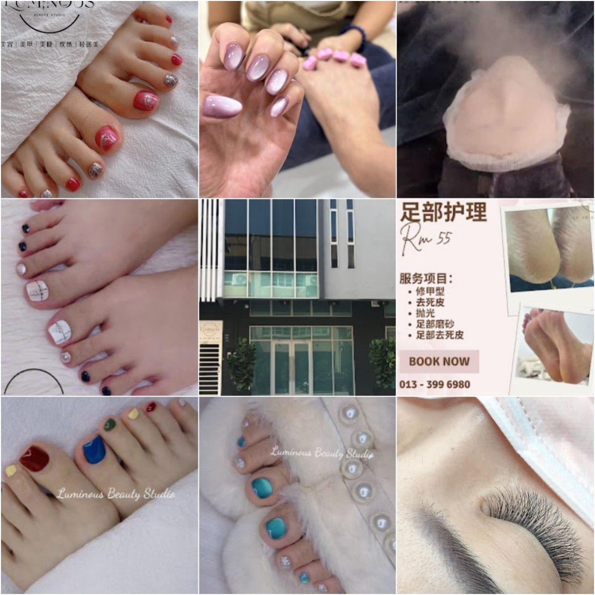 ✍马六甲Luminous Beauty Studio✍ · Menu images