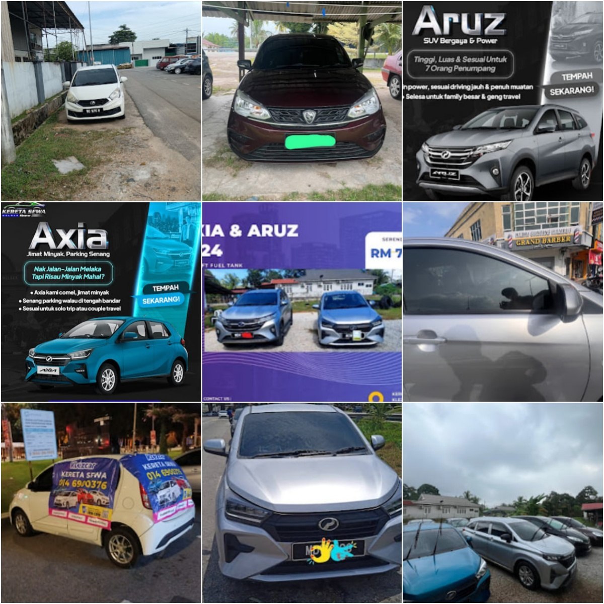 🚗马六甲Kereta Sewa Melaka Klezcar🚗 · Menu images