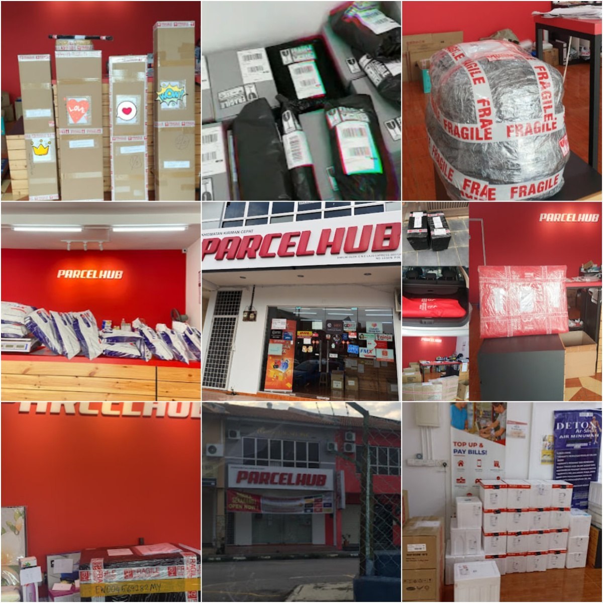 🚚马六甲PARCELHUB Ayer Keroh Melaka🚚 · Menu images