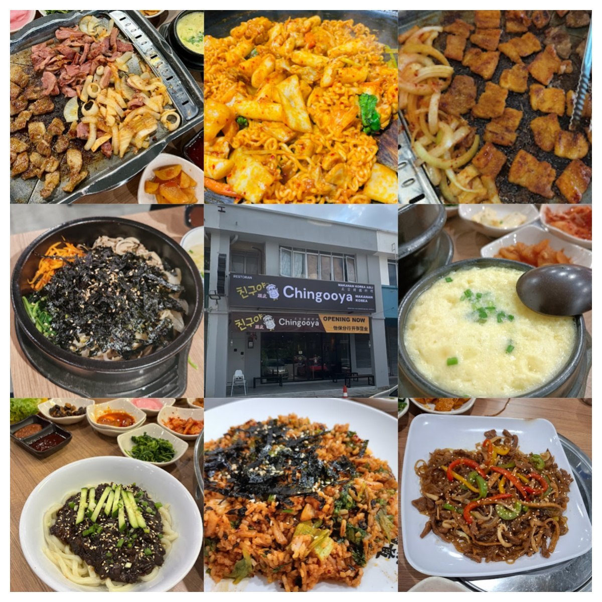 Chingooya Korean Restaurant Ipoh · Menu images