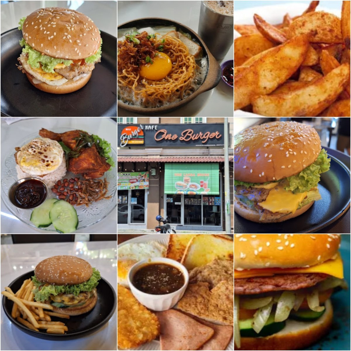 🍦怡保One Burger #one laksa house🍦 · Menu images