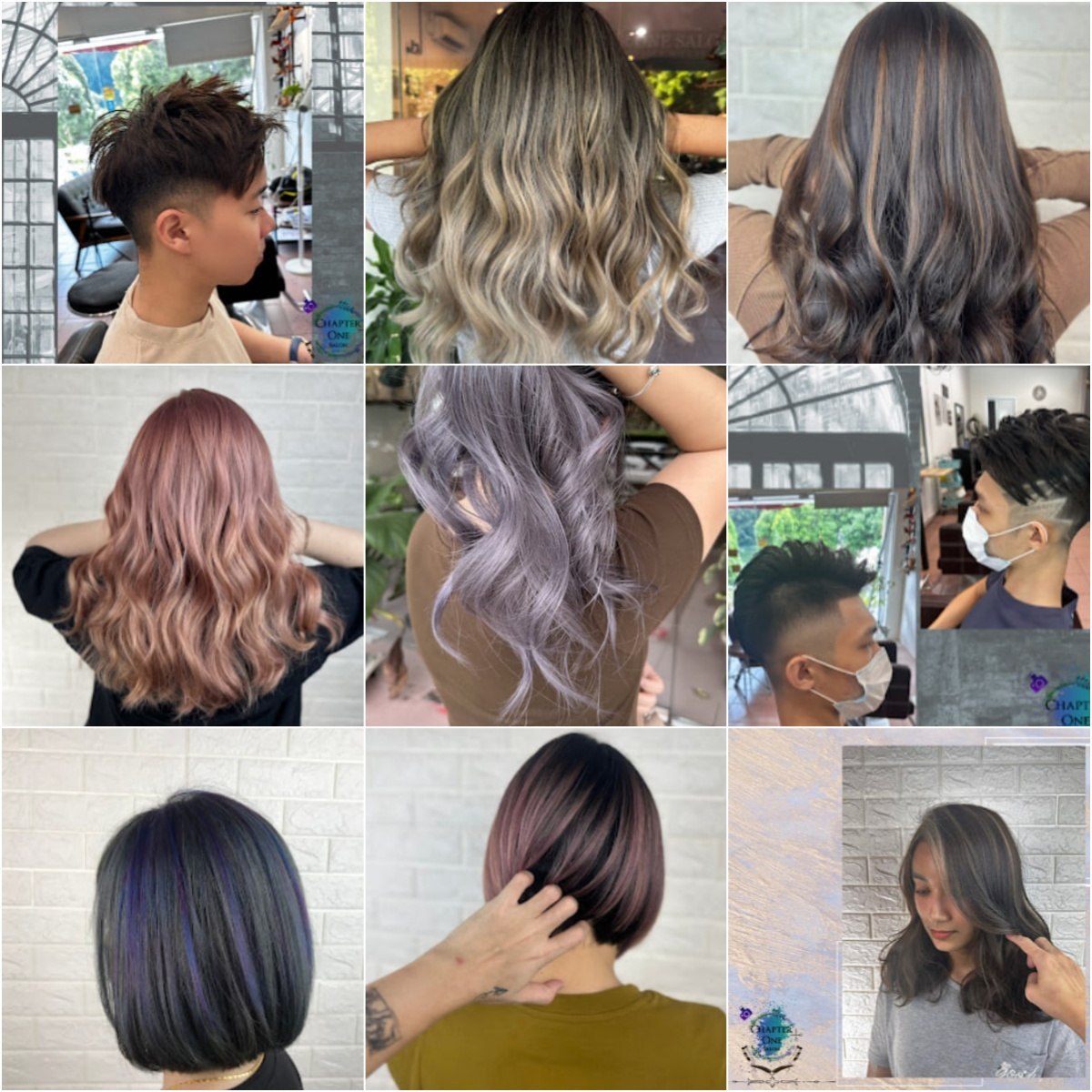 💈怡保Chapter One Salon💈 · Menu images