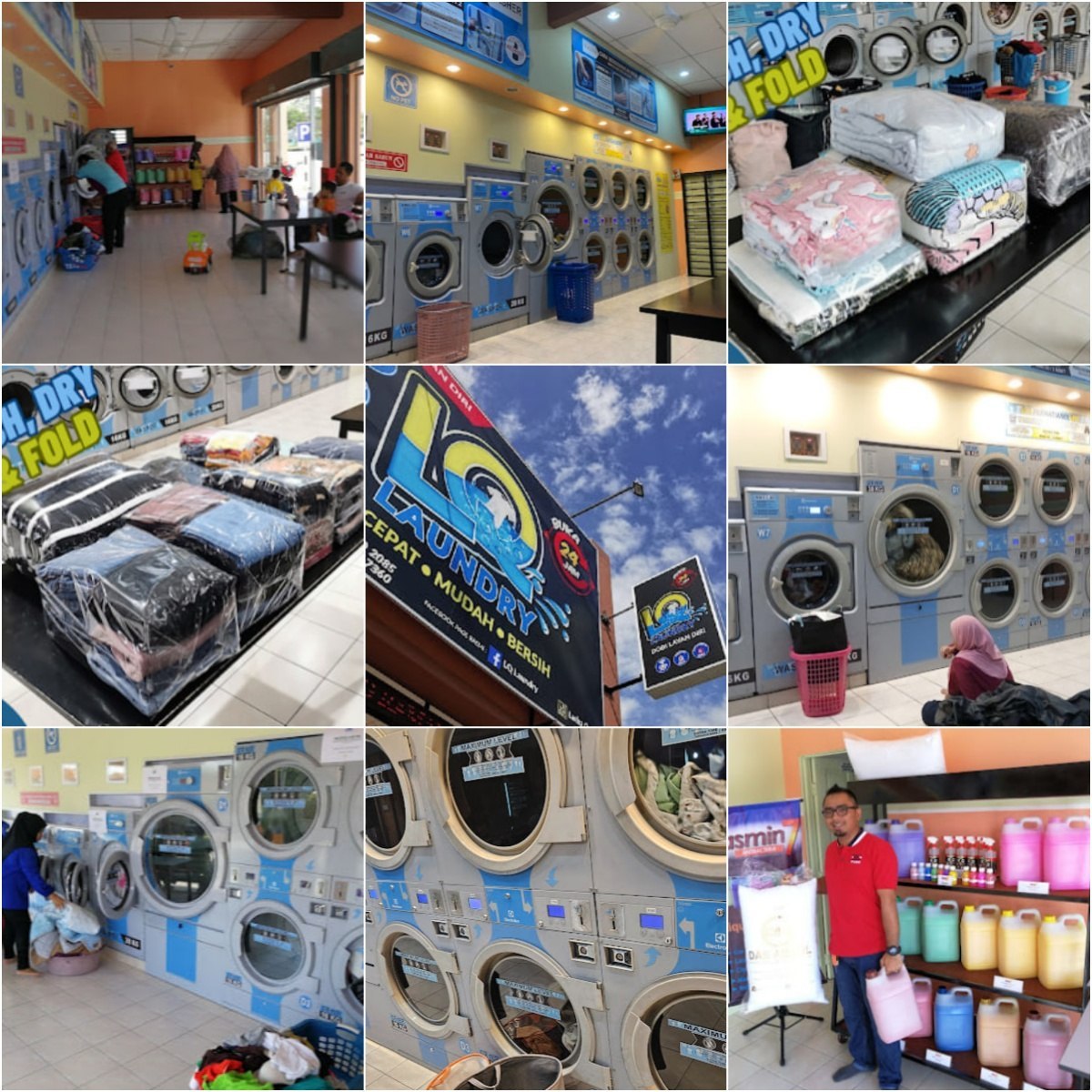 👗怡保LQ Laundry | Dobi Layan Diri | Klebang Impian👗 · Menu images