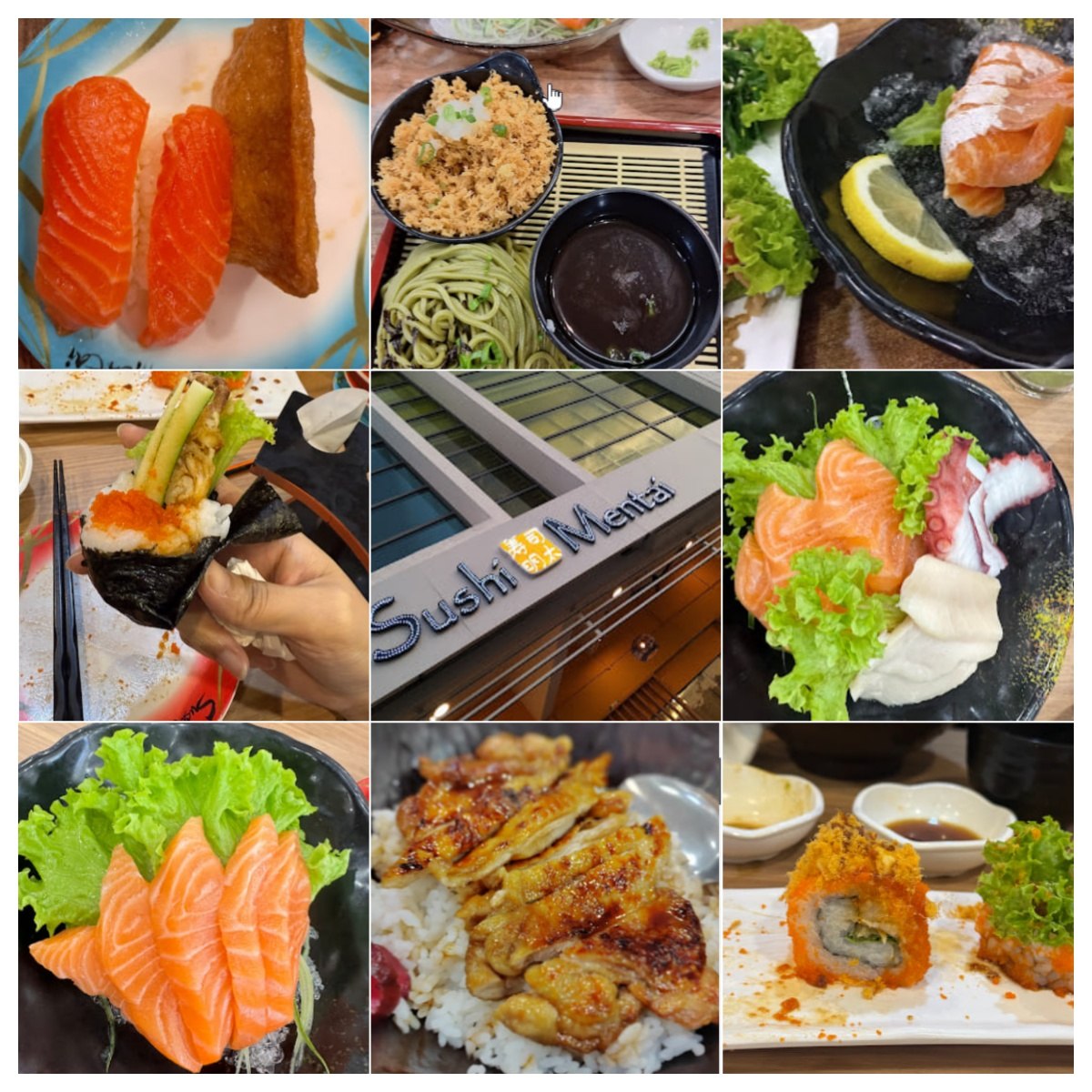 核心特色:主打火炙明太子酱 (Signature Menta · Menu images