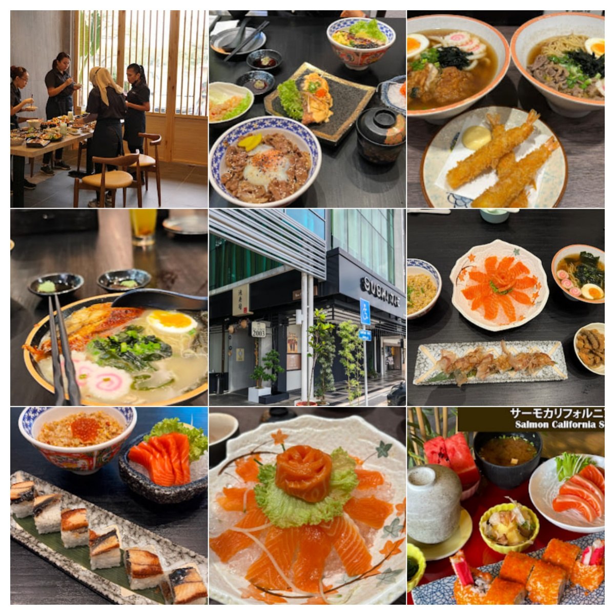 🍙古晋Sushi Tie Saradise Kuching🍙 · Menu images