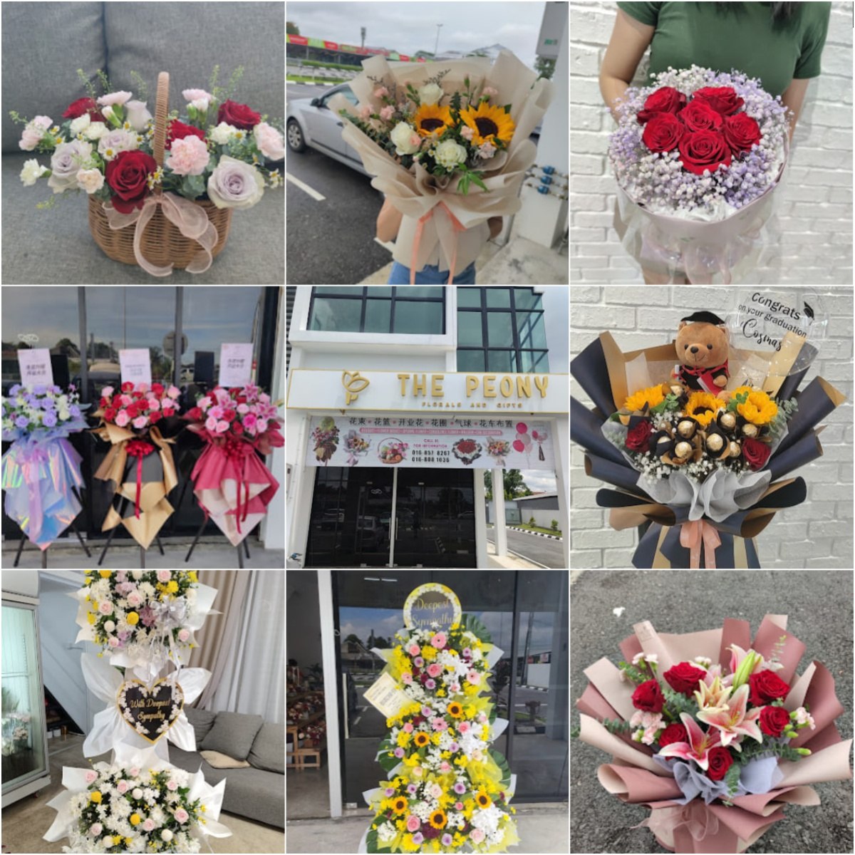 🎀古晋The Peony Florals & Gifts🎀