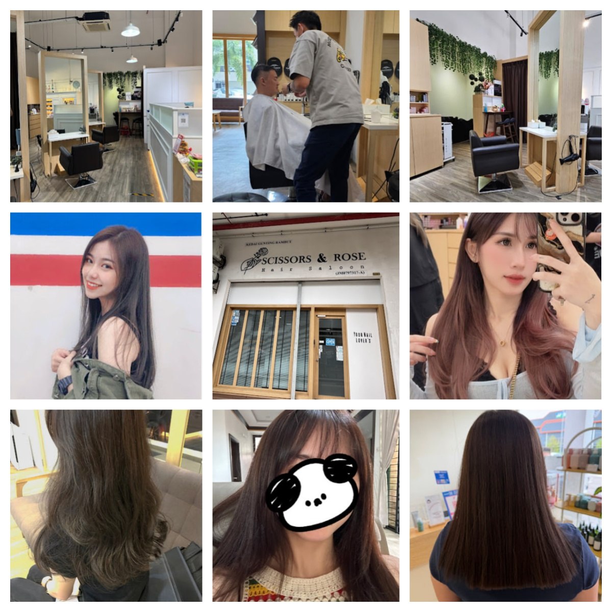💁‍♀新山剪刀与玫瑰发型沙龙   新山Scissors